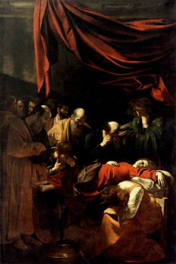 Caravaggio, Morte della Vergine, Museo del Louvre