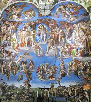Michelangelo Buonarroti, Giudizio Universale, Cappella Sistina, Citt del Vaticano