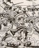 Battaglia dei Ghiacci (miniatura del XVI sec.)