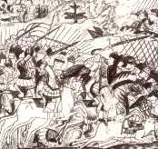 Battaglia di Kulikovo (miniatura di fine sec. XVI)