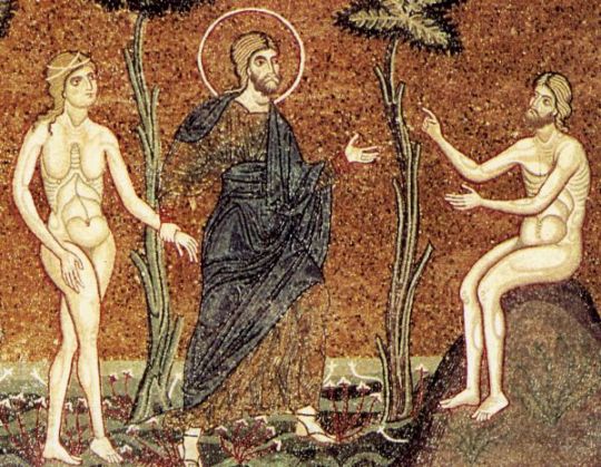 Adamo ed Eva, Mosaico del Duomo di Monreale