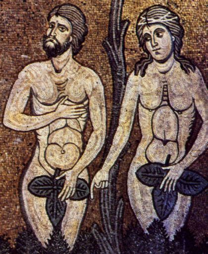 E si accorsero di essere nudi, Duomo di Monreale