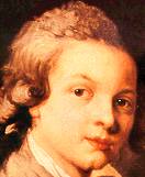 Mozart a 14 anni ritratto da L. G. Blanchet.