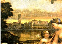 Sebastiano del Piombo, Morte di Adone (particolare dello sfondo)