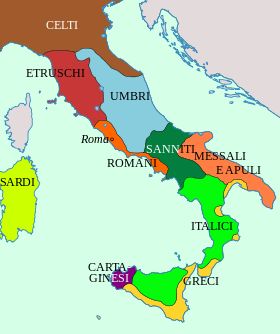 Italia nel 400 a.C.