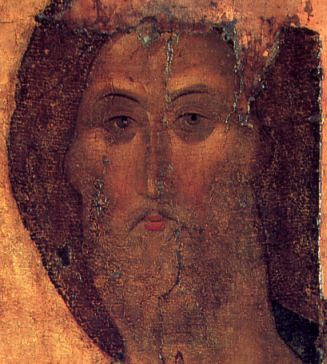 Il Salvatore (particolare della Deesis di Andrej Rubl�v), Galleria Tretjakov di Mosca