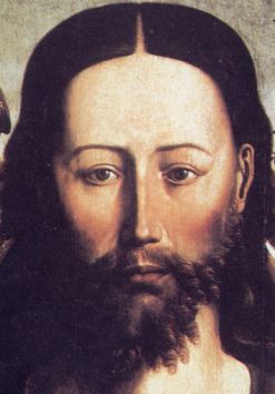Benedizione di Cristo, part., di Jan van Scorel (1495-1562), Madrid, Museo del Prado