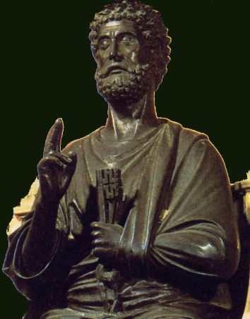San Pietro in cattedra, di Arnolfo di Cambio (San Pietro in Vaticano, Roma)