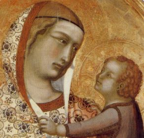 Pietro Lorenzetti, Madonna col bambino, S. Maria della Pieve, Arezzo