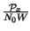 $ {\frac{\mathcal{P}_{x}}{N_{0}W}}$