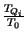 $ {\frac{T_{Q_{i}}}{T_{0}}}$