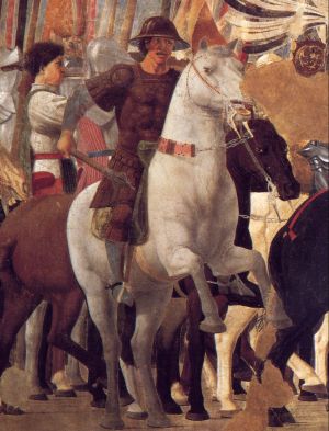 Piero della Francesca, Battaglia di Costantino contro Massenzio (Basilica di S. Francesco, Arezzo)