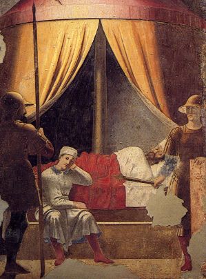 Piero della Francesca, Il sogno di Costantino (Basilica di S. Francesco, Arezzo)