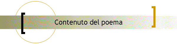 Contenuto del poema