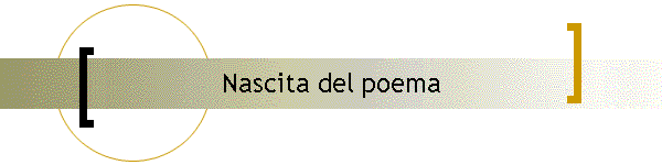 Nascita del poema