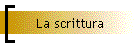 La scrittura