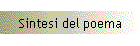 Sintesi del poema