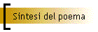 Sintesi del poema