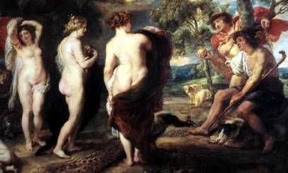 Rubens Il giudizio di Paride (1635-1637 ca., National Gallery, Londra)
