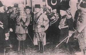 Il Kaiser Guglielmo II con il Sultano