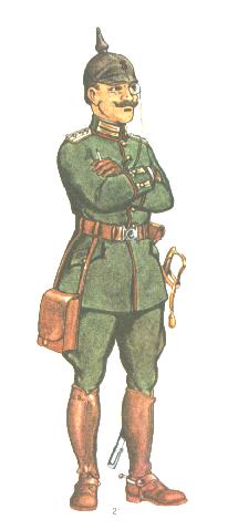Capitano (Hauptmann) di fanteria dell'Esercito Imperiale Tedesco