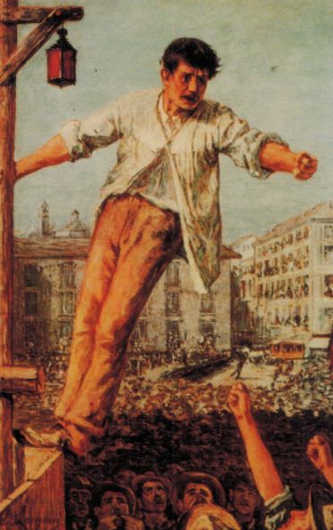 Emilio Longoni, L'oratore dello sciopero, 1890