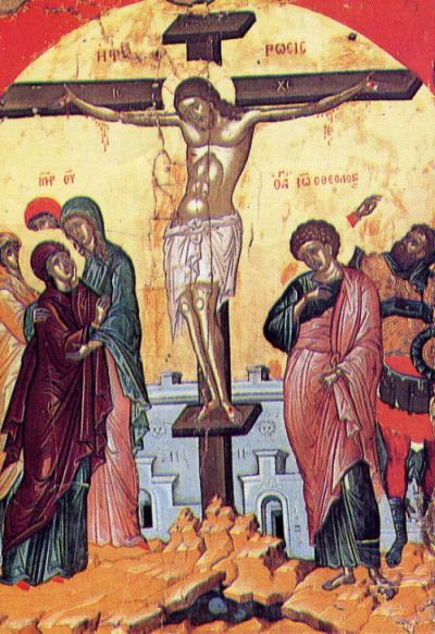 Crocifissione, Theophanes da Creta, Monastero di Stavronikita
