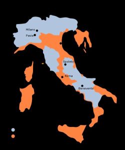 L'Italia al tempo del re longobardo Alboino