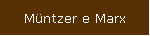 Müntzer e Marx