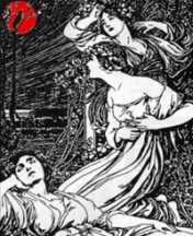 Witches under a red moon