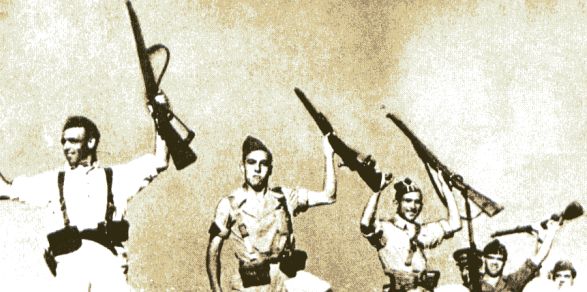 Soldati repubblicani nella guerra civile spagnola