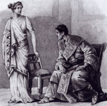 Illustrazione da Hypatia, romanzo di C. Kingsley, 1853