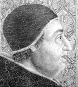 Papa Alessandro VI (dipinto di scuola spagnola nella pinacoteca del Vaticano).