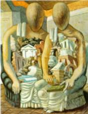 G. De Chirico, Gli archeologi (coll. privata)