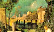 Giorgione, La tempesta (particolare dello sfondo)
