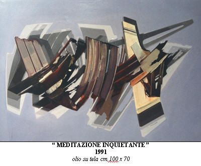 Meditazione inquietante, di Mario Bocchini, 1991