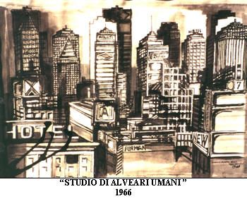 Studio di alveari umani, di Mario Bocchini, 1966