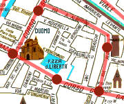Mappa del quartiere del Duomo