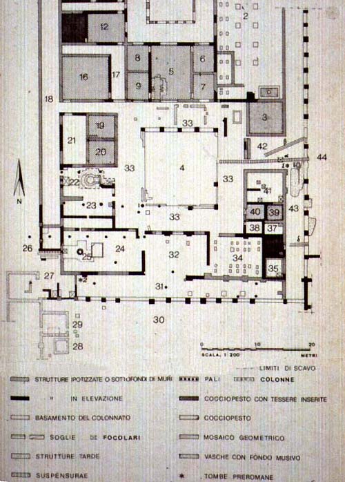 Pianta della villa - SAER
