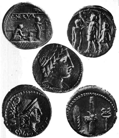 Stipe monetale da Case Missiroli, fine II sec. a.C. ("Tesoretto di Case Missiroli", Cesena - Museo Storico dell'Antichità)