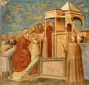 Giotto, Presentazione della Vergine al Tempio, Cappella degli Scrovegni, Padova