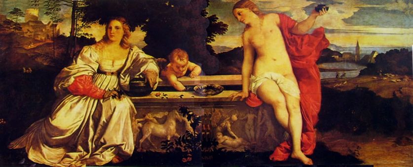 Tiziano, Amor Sacro e Amor Profano (Galleria Borghese, Roma)