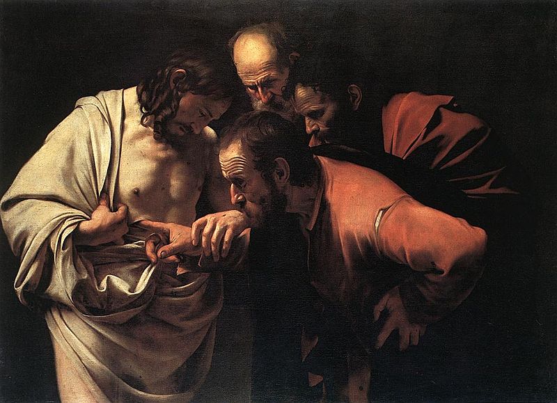 Caravaggio, Incredulità di san Tommaso