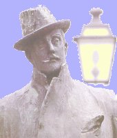 Monumento a Puccini della scultore Trubetzkoy sulla piazza di Torre del Lago.