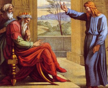 Giuseppe interpreta i sogni del Faraone