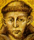 S. Francesco (affresco del Cimabue, Basilica Inferiore di Assisi)