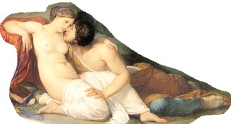 Rinaldo e Armida, di F. Hayez (Gallerie dell'Accademia, Venezia)