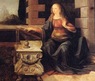 Leonardo da Vinci, Annunciazione