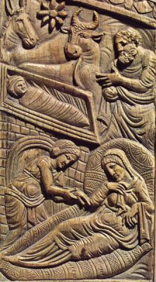 Cattedra di Massimiano (VI sec.), Nativit, Museo Arcivescovile di Ravenna