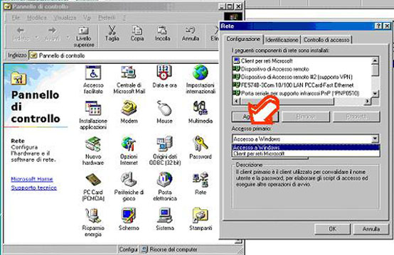 Definizione metodo di accesso primario